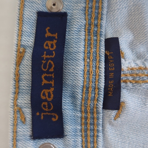 Jeanstar Cuffed Capri Jeans Size 8 Blue - Picture 2 of 16